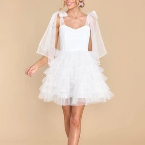 NWT Red Dress Chic Little Thing Dress White XS